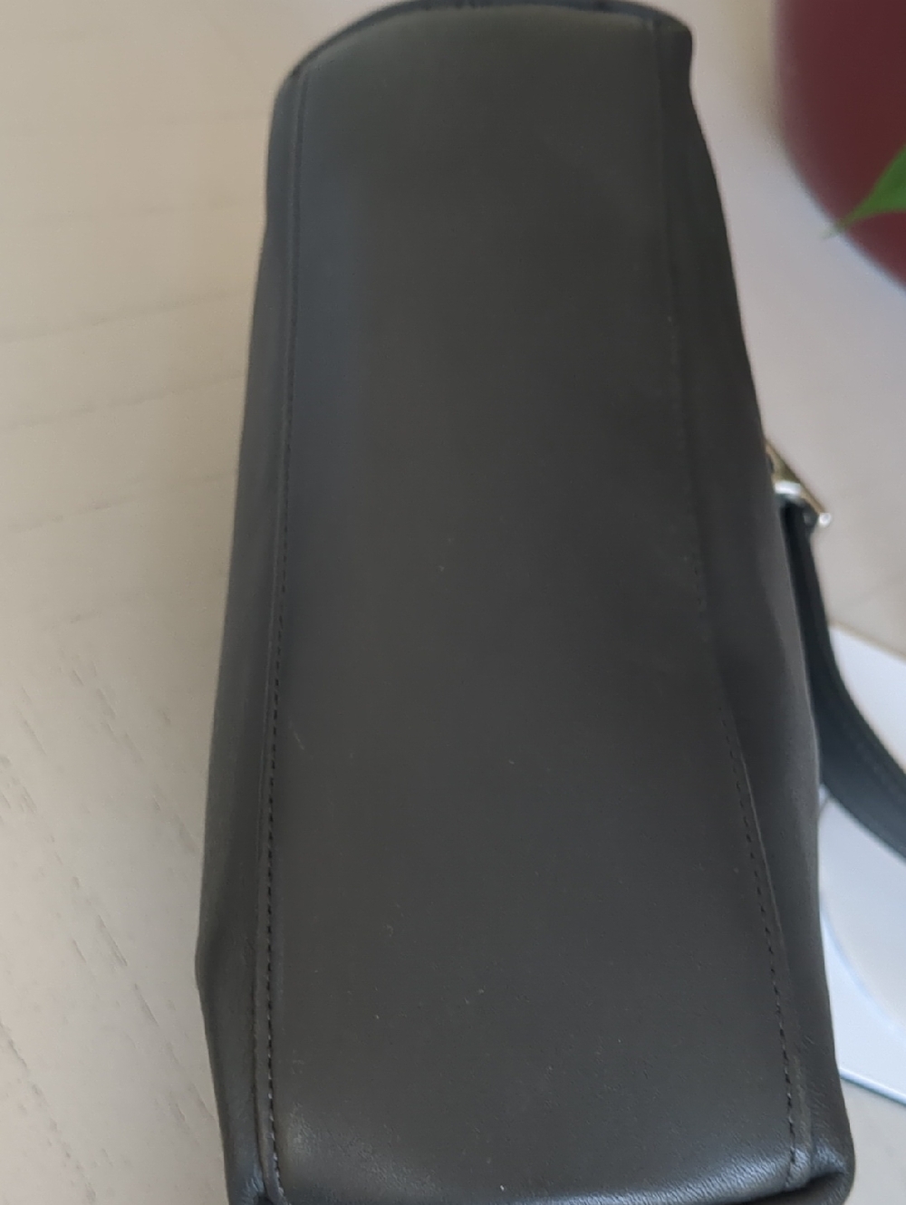 Coach Hobo Style 9059 in Charcoal grey Leather, Vintage Shoulder Bag - Picture 9 of 13